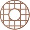 Ekena Millwork O'Neal Wood Fretwork Pierced Ceiling Medallion, Wood (Paint Grade), 34"OD x 12 3/8"ID x 3/8"T CMWP34X34X0375ONMF - alternate 3